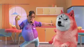 Grubhub delivery dance, but King Crimson erase cringe