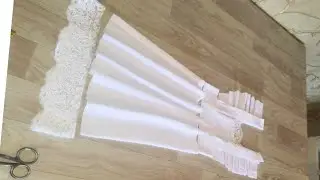 Фартук школьный крой на ткани ✂️мактаб фартуги бичиш