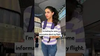 English Phrases At The Airport ✈️ 