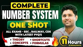 Complete Number System with all Concepts, Tricks & Formulas | One shot | By Abhinay Sharma