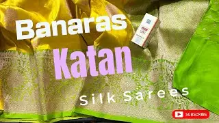 Latest Silk Sarees Online on Weavesmart #Banaras Katan Silk Sarees