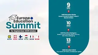 Higher Education এর জন্য Europe যেতে চান? Study in Europe with Scholarships | Dhaka, Sylhet, CTG