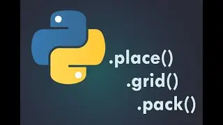 Python - .pack() .place() .grid() mit Beispielen