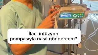 İnfüzyon pompası (Enjektörlü pompa)  nasıl kullanılır? Özel İnfüzyon dozları  nasıl açılır