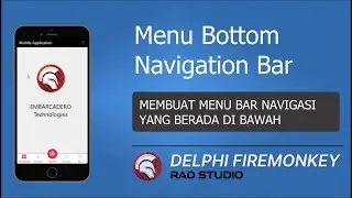 Menu Bottom Navigation Bar - Delphi Android Firemonkey