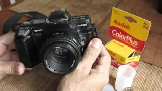 CARREGANDO FILME NA MINOLTA MAXXUM AF7000