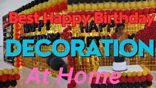 best birthday decoration idea at home #birthday #decoration