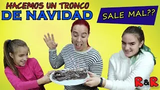 Hacemos un tronco de Navidad - SALE MAL??