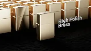 High Polish Brass Zippo Windproof Lighter