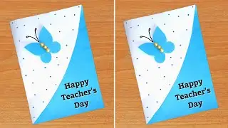 Teacher's Day Card Making idea //How to Make Teacher's Day Card //Greeting Card For Teacher's Day