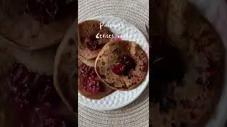 Un petit dej équilibré, maison et ultra bon 🥞🍒 
