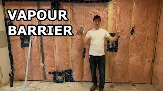 How to Install Vapour Barrier / Retarder (Vapor for my Neighbours in the US of A)
