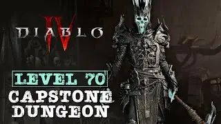 Diablo 4 | Capstone Dungeon: Fallen Temple | Necromancer Gameplay
