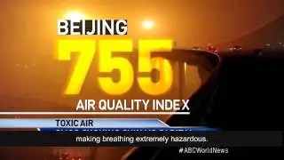 Hazardous Air Quality Forces Beijing Residents Indoors