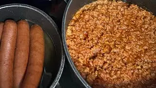 GAME NIGHT FAV! Homemade Turkey Chili with Jumbo Beef Hotdogs!