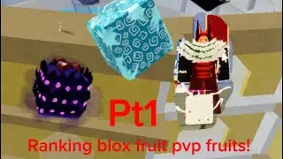 Ranking Blox Fruit pvp fruits! (Pt 1)
