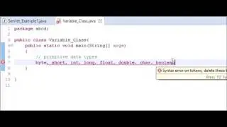 8  Variables in Java