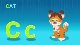 Phonic Song with One Word- C For Cat - ABC Alphabet Songs| Nursery Rhymes with Sounds for Kids