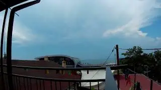 Timelapse. Грозовые облака над Чёрным морем. Адлер.