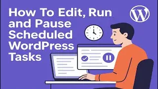How To Edit, Run and Pause Scheduled WordPress Tasks (cron events, cron job)