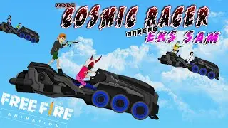Free Fire Animation - Copotin Kepala Musuh di Mode Cosmic Racer Bareng @ekssammm  - YU ANIMATION