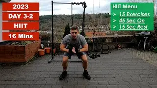 Full Body 16 Minute HIIT Workout - This Will Hit All Muscles - [05]