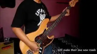 Dustbox - Break through bass cover + Lyrics