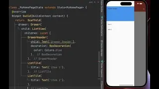 Add Drawer in Flutter