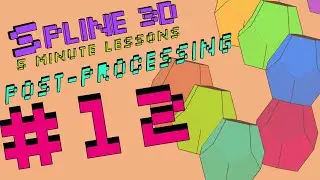 #12 SPLINE TOOL 3D - 5 Minute Skills: Post-Processing Guide