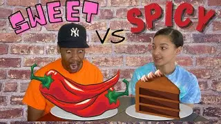 Funniest Sweet vs Spicy challenge EVER!! #princefamily