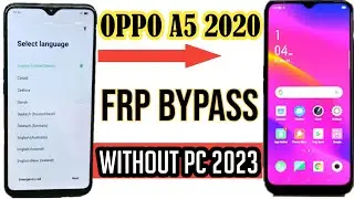 Oppo A5 2020  Frp Bypass Without PC/OPPO A5 2020(CPH1933)frp bypass /bypass google account