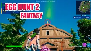 Como encontrar todos os ovos no Fortnite - Egg Hunt 2 - Fantasy (how to find eggs in Fortnite)