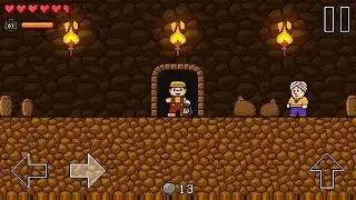 Retro World - walkthrough with secrets - Level 5-1 (Dungeon World)
