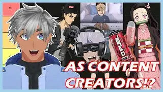 Ranking Anime characters as Content Creators!〖Tier list Stream 〗