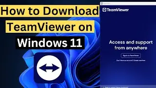 How to Download TeamViewer on Windows 11 (Step by Step)