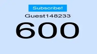 600 Subscriber ty :)