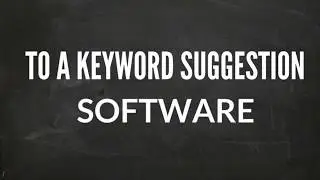 Keyword Suggestion Tool FREE SOFTWARE upgrade for Resale Rights after Download