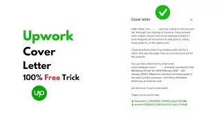 Cover Letter Upwork | Upwork Job Success Score Trick