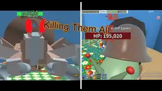 Killing All The Bosses In Bee Swarm Simulator