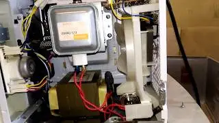Microwave incident. Fan not working. Minor repair.