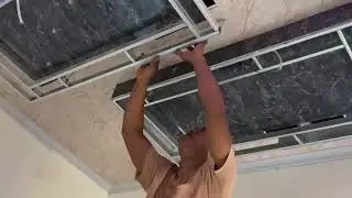 Make over kamar tidur ukuran 2.5 x 2.8 | ganti plafon Lama dg plafon bahan pvc#part1