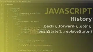 Curso Javascript - History [back, forward, go, pushState, replaceState]