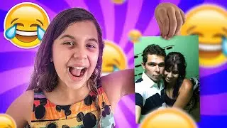 VENDO FOTOS DO PAPAI E DA MAMÃE ADOLESCENTE !! OLHA A REAÇÃO DE SARAH !