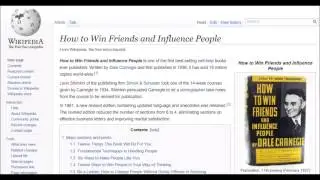 Wikipedia Articles Read - How To Win Friends And Influence People