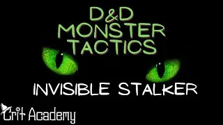 D&D Monster Tactics | Invisible Stalker | 1 Minute Dungeons & Dragons Tips