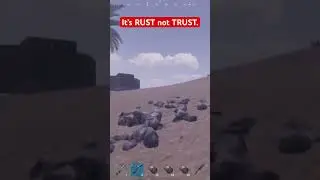 It's RUST not TRUST EZ Wipe Solo Raiding PS4 XBOX Rust Console