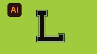 Letter L logo | Logo Design in Illustrator #shorts