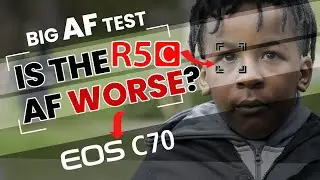 Is Canon R5C Auto Focus WORSE than C70? | SURPRISING result AF TEST of R5C vs C70