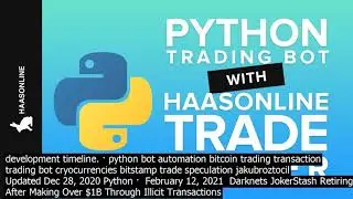Cryo news bot python  this course will guide you through all the steps required to writ