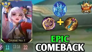 Don’t Underestimat Early Layla Epic Comeback #layla #mobilelegends